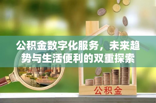 长寿公积金数字化服务，未来趋势与生活便利的双重探索